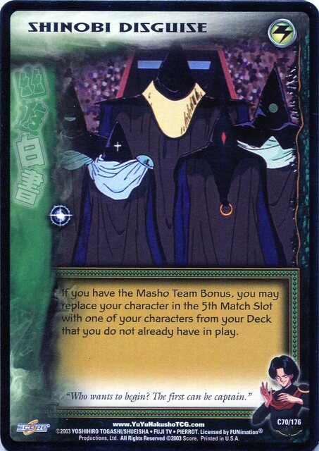 Shinobi Disguise - C70/176 - 1st Edition