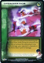 Overexertion - C71/176 - 1st Edition