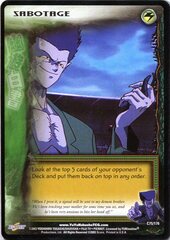 Sabotage - C75/176 - 1st Edition