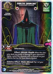 Earth Shinobi, Shrouded Leader - C48 - Double Rainbow Foil - Unlimited Edition