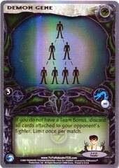 Demon Gene - R49 - Double Rainbow Foil - 1st Edition