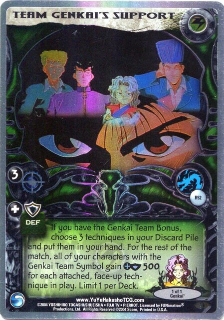 Team Genkais Support - R52 - Foil