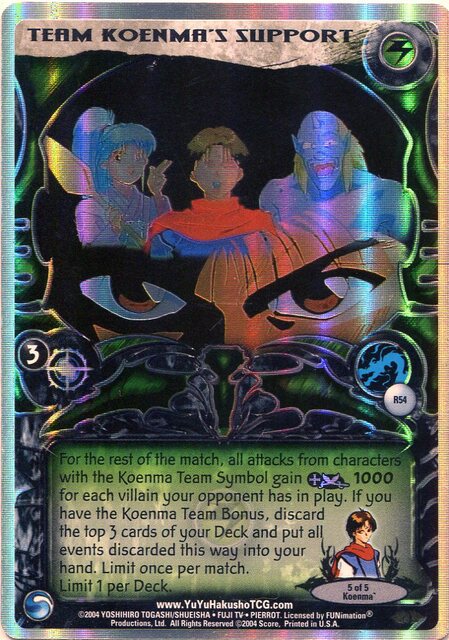 Team Koenmas Support - R54 - Foil