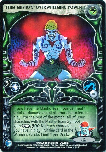 Team Mashos Overwhelming Power - R56 - Foil