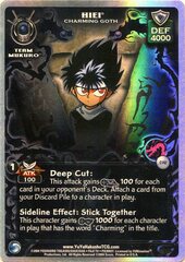 Hiei, Charming Goth - C142 - Double Rainbow Foil - Unlimited Edition