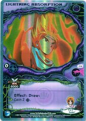 Lightning Absorption - C116 - Double Rainbow Foil - 1st Edition