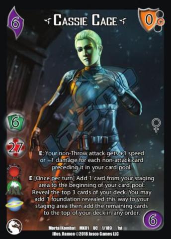 Cassie Cage* Foil