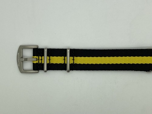 Glycine - Nylon Strap Nato - Black/Yellow