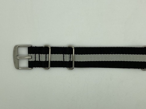 Glycine - Nylon Strap Nato - Black/Grey