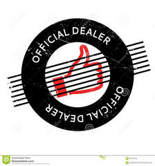 Official Dealer rubber stamp