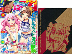 Monthly Shonen A (Ace) Oct 2010 Issue w/ The Melancholy of Haruhi-Chan Corkboard (Magazine)