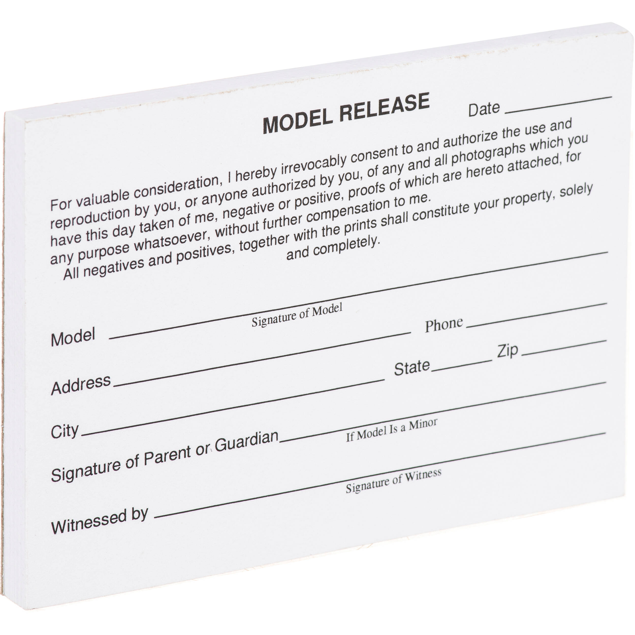 Kalt Model Release Cards