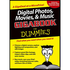 Wiley Publications Book: Digital Photos, Movies, & Music Gigabook For Dummies
