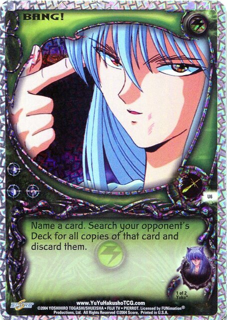 Bang! - U6 - Unlimited Edition - Jagged Foil