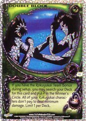 Double Block - S17 - Unlimited Edition - Jagged Foil