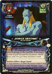 Jorge Satome, Blue Ogre - C75 - Unlimited Edition - Single Rainbow Foil