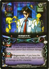 Kamiya, the Malicious - C116 - 1st Edition - Single Rainbow Foil