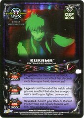 Kurama, Entrapped Demon - C80 - Unlimited Edition - Double Rainbow Foil