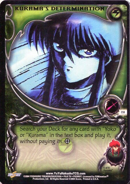 Kuramas Determination - C59 - 1st Edition