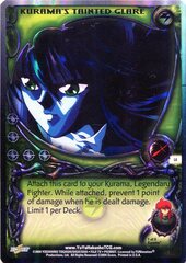 Kurama's Tainted Glare - L6 - 1st Edition - Double Rainbow Foil