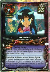 Sayaka, the Investigator - U10 - Cloud Foil - Unlimited Edition