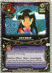 Sayaka, the Investigator - U10 - Unlimited Edition - Jagged Foil