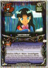 Sayaka, the Investigator - U10 - 1st Edition - Lined Foil