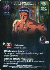 Sensui, Kazuya's Personality - C99 - 1st Edition - Lined Foil