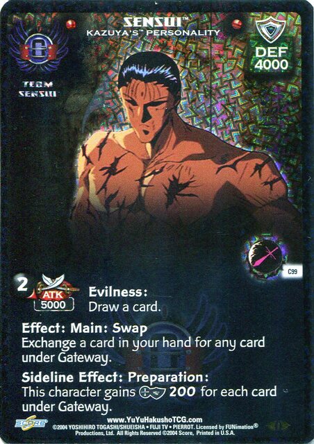 Sensui, Kazuyas Personality - C99 - 1st Edition