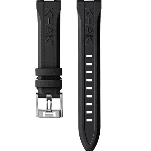 Hamilton - Khaki Navy Rubber Strap 20MM H6008231031