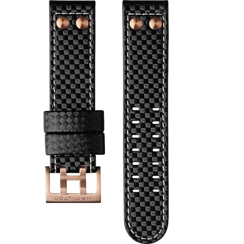 Hamilton - Khaki Aviation Black Strap 22MM H6007761271