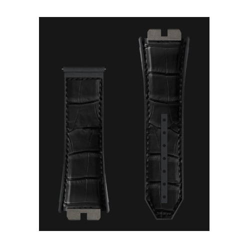 Hublot - Black Alligator Strap - LR411.100.80.0000.0000.0000