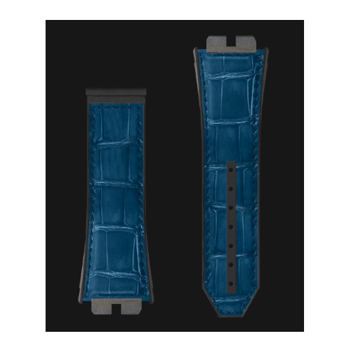 Hublot - Blue Alligator Strap - LR411.100.80.0000.0654.0654