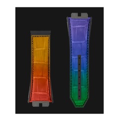 Hublot - Multicolored Alligator Strap - LR411.100.80.0000.RAINV.0000