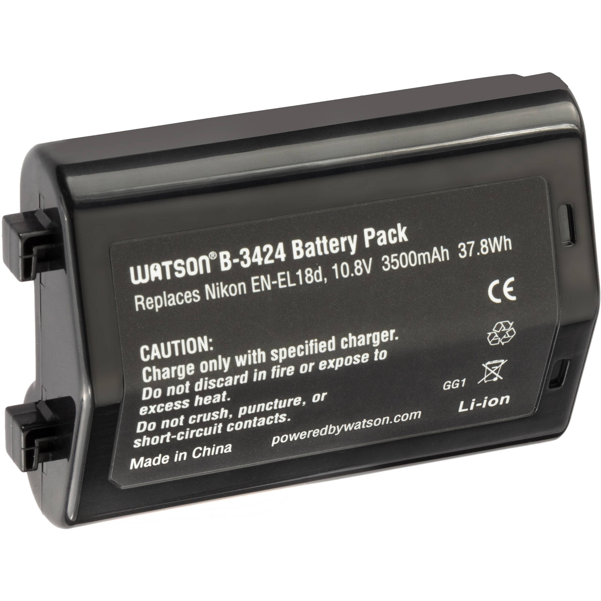 Watson EN-EL18d Lithium-Ion Battery Pack (10.8V, 3500mAh)