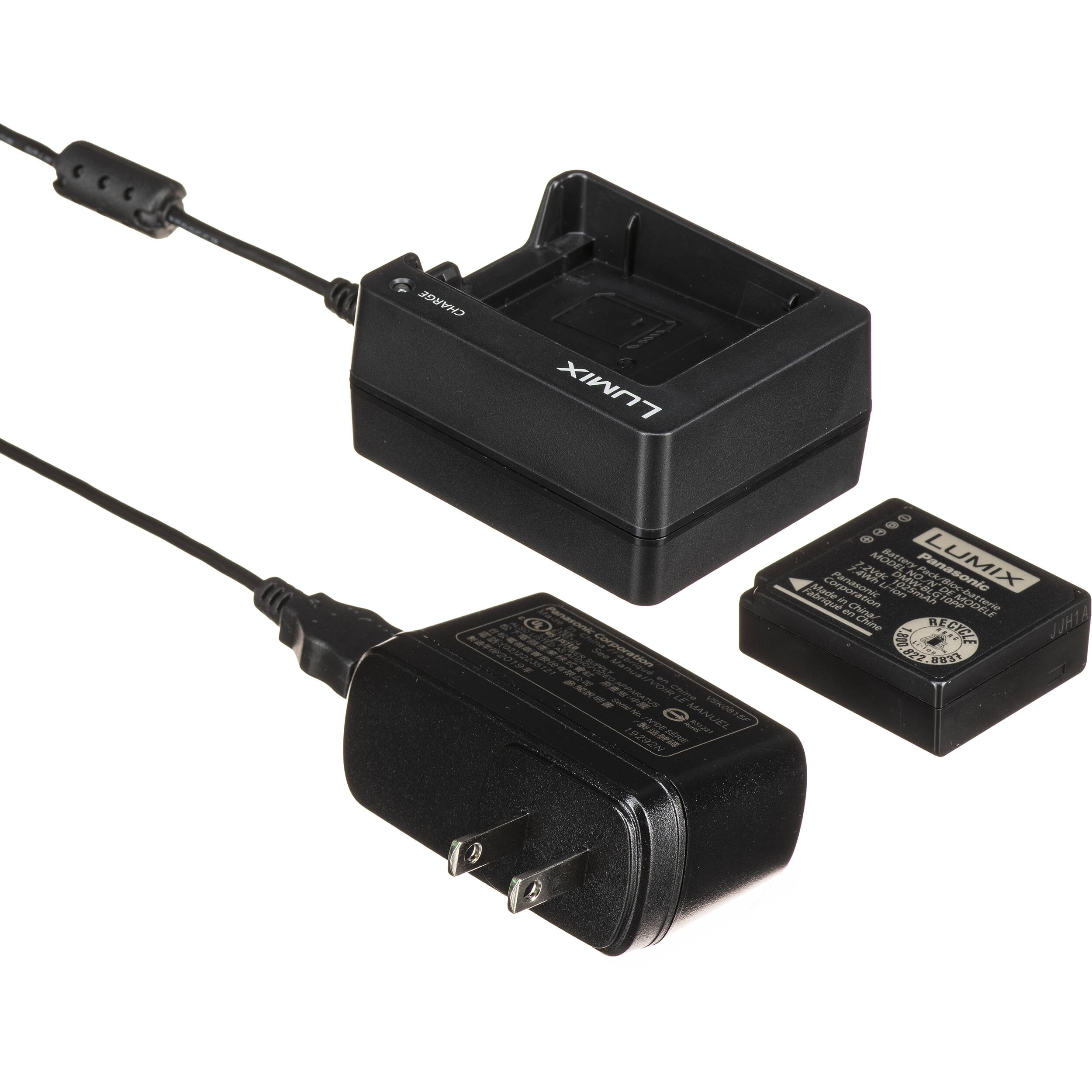 Panasonic DMW-BLG10 Li-Ion Battery & Charger Travel Bundle