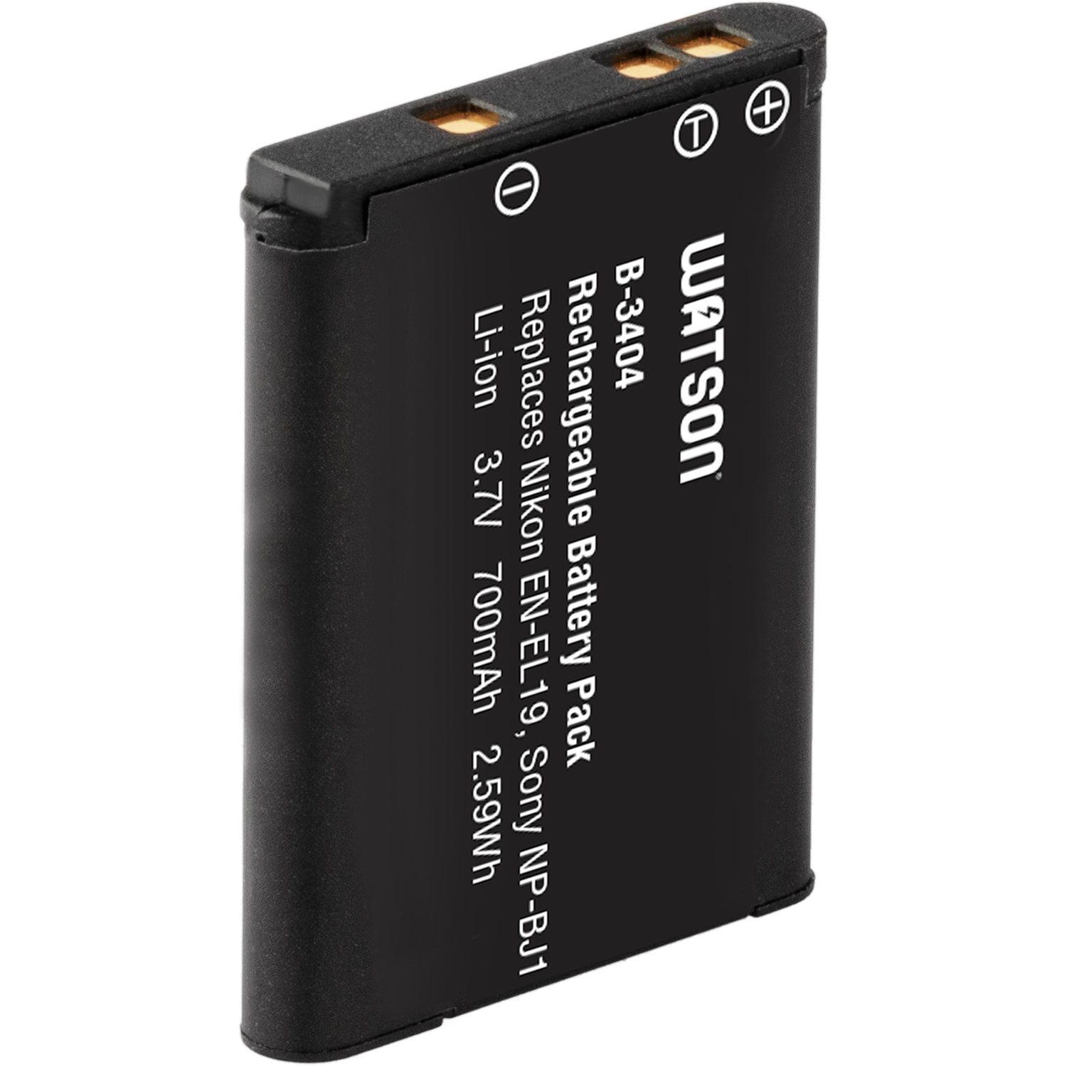Watson EN-EL19 / NP-BJ1 Lithium-Ion Battery Pack (3.7V, 700mAh)
