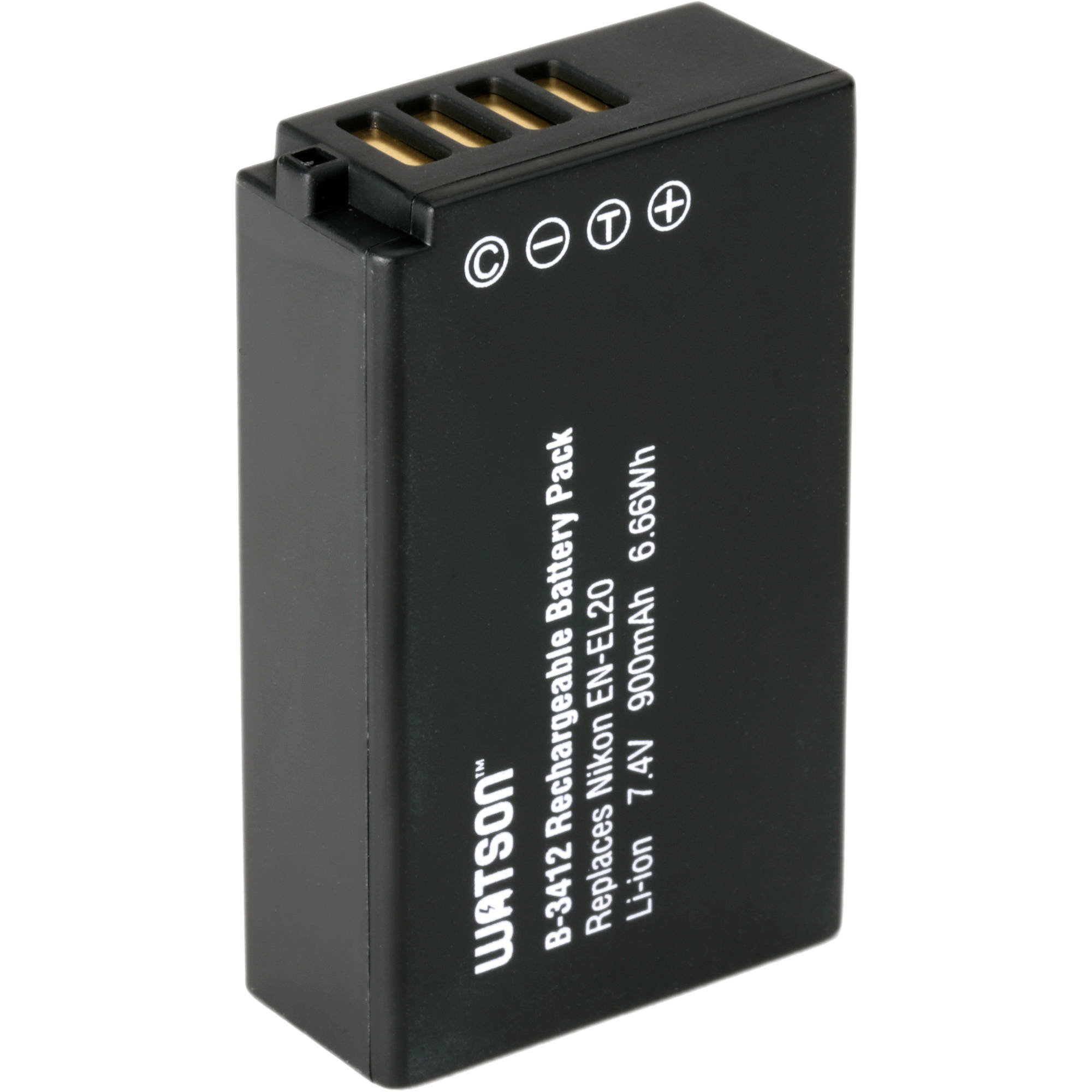 Watson EN-EL20 Lithium-Ion Battery Pack (7.4V, 900mAh)