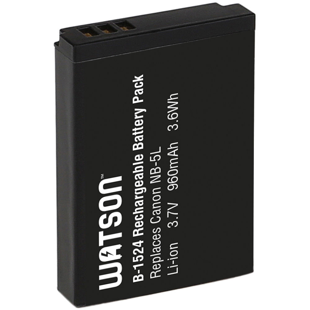 Watson NB-5L Lithium-Ion Battery Pack (3.7V, 960mAh)