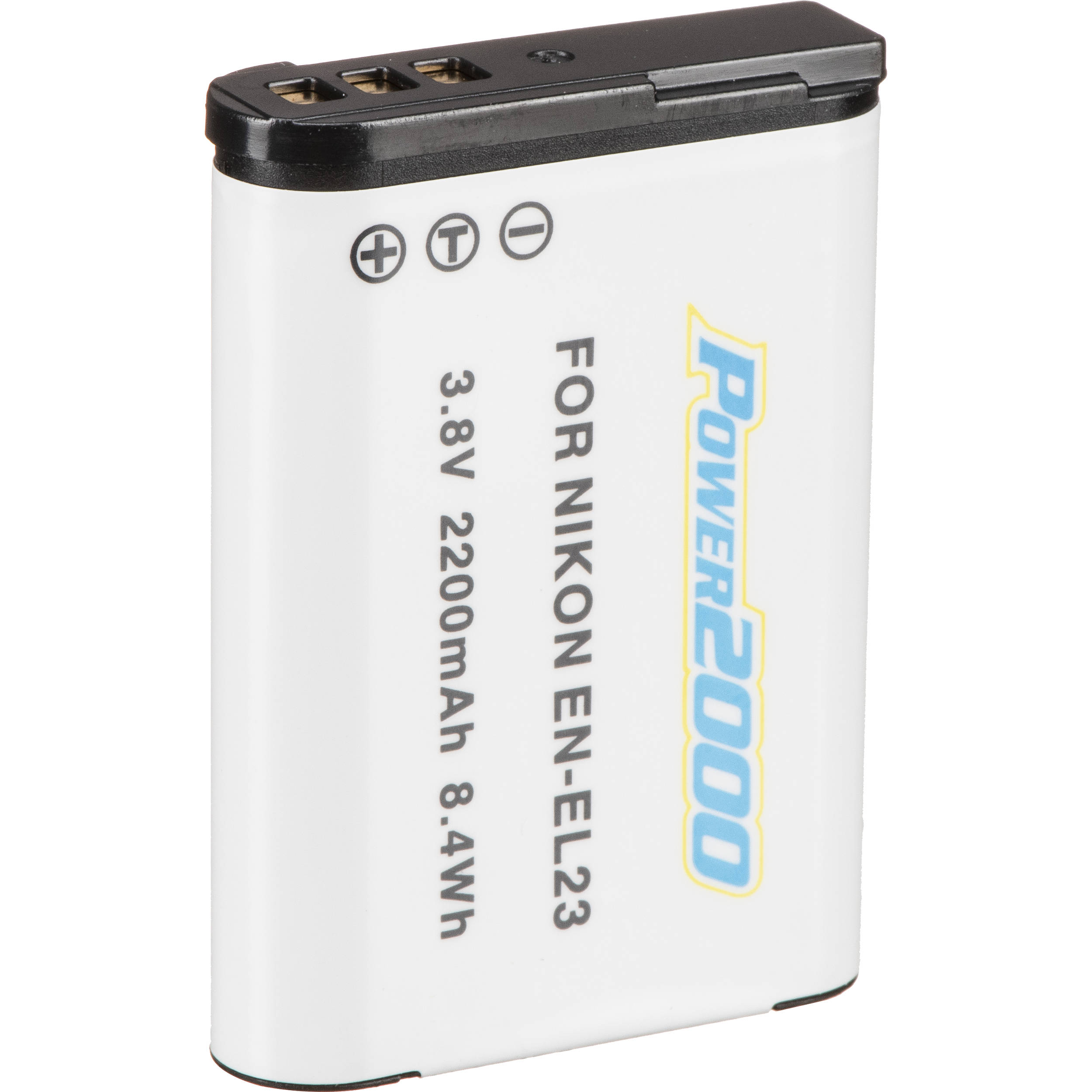 Power2000 EN-EL23 Rechargeable Lithium-Ion Battery (3.8V, 2200mAh)