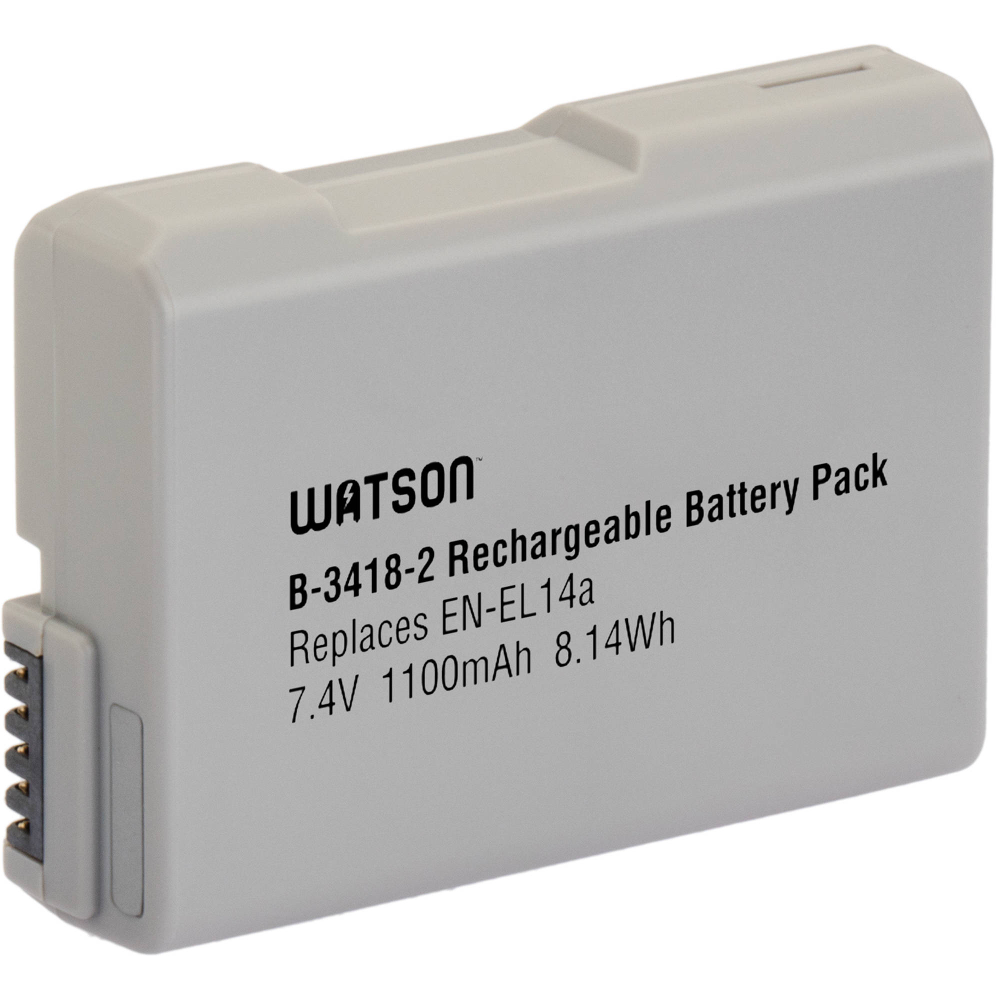 Watson EN-EL14A V2 Lithium-Ion Battery Pack (7.4V, 1100mAh)