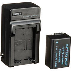 Bescor DMWBMB9 Battery and Charger Kit for Select Panasonic and Leica Cameras