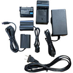 Bescor ENEL15USBC, NEL15 Dummy Battery with EH5 Power Supply & ENEL15 Battery & Charger Kit