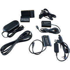 Bescor DMWBLK22USBC, DMWBLK22 Battery Charger, DTAP8V D-Tap Adapter, 5VUSB8V USB-A Adapter & DMWBLK22AC AC