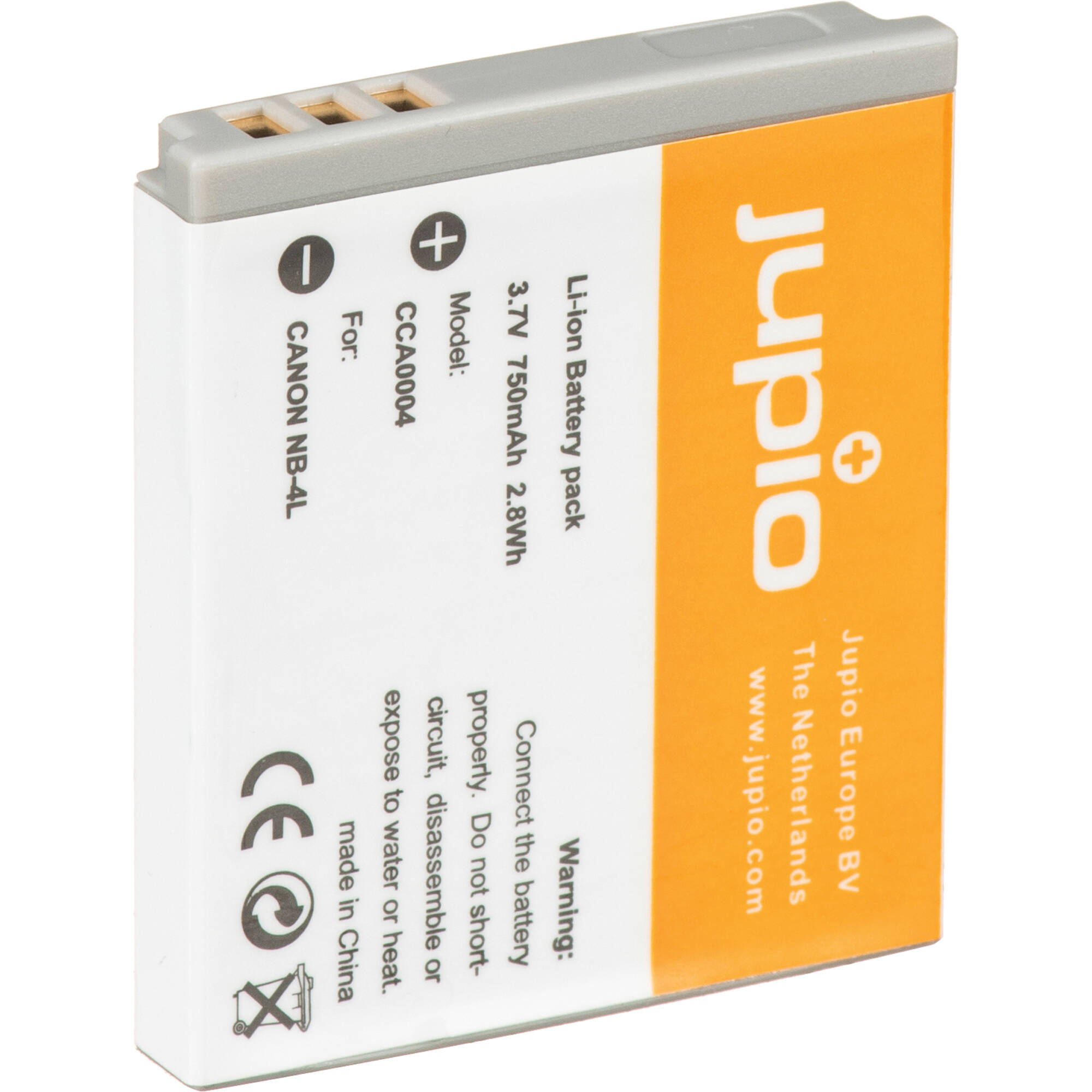Jupio NB-4L Lithium-Ion Battery Pack (3.7V, 700mAh)