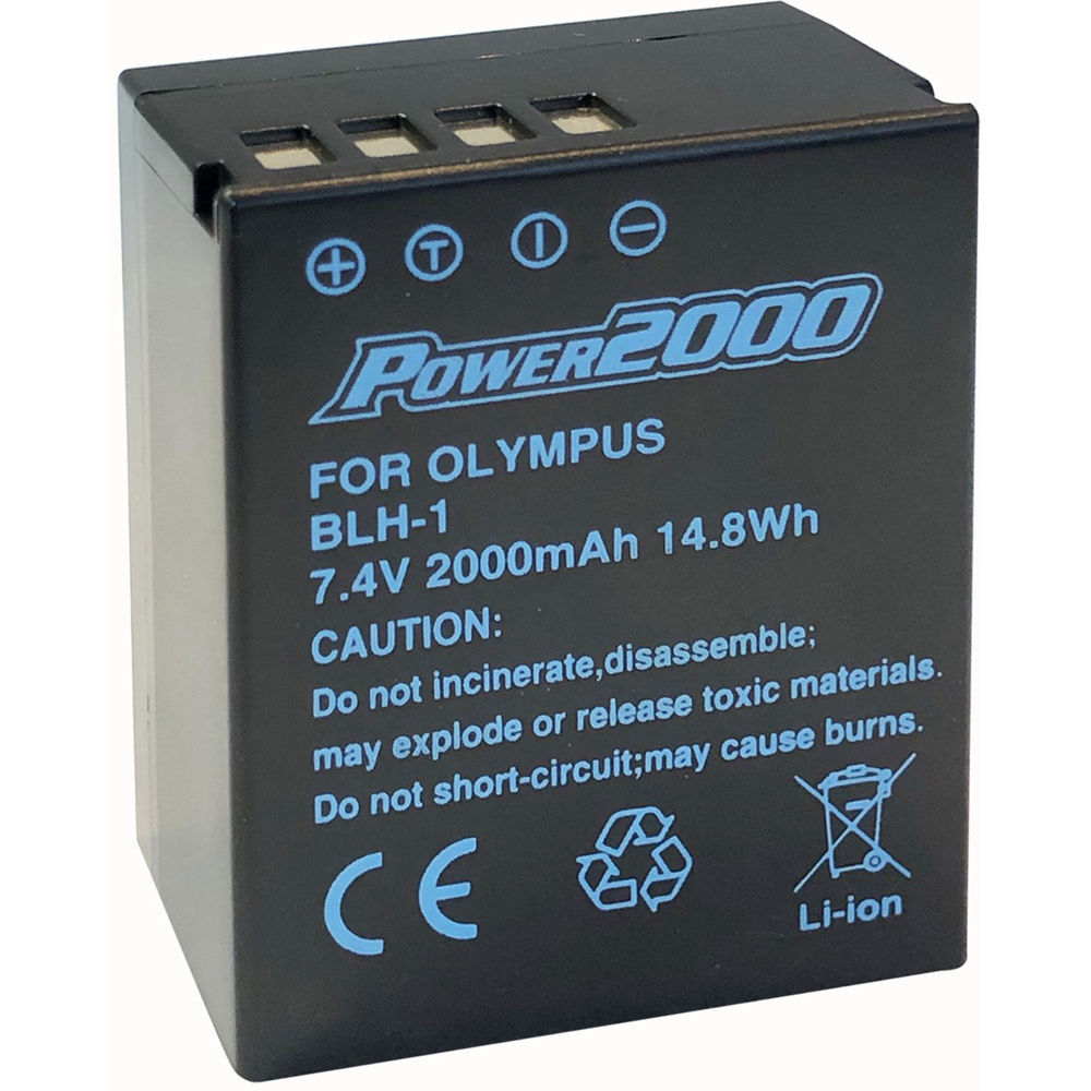 Power2000 BLH-1 Rechargeable Li-Ion Battery (7.4V, 2000mAh, 14.8Wh)