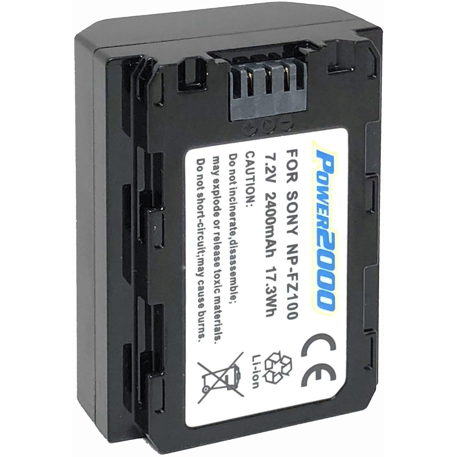 Power2000 NP-FZ100 Lithium-Ion Battery (7.2V, 2400mAh)