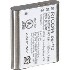 Ricoh DB-110 Rechargeable Lithium-Ion Battery (3.6V, 1350mAh)