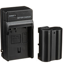 Bescor ENEL15 Battery, Charger, Coupler & AC Adapter Kit for Select Nikon Cameras