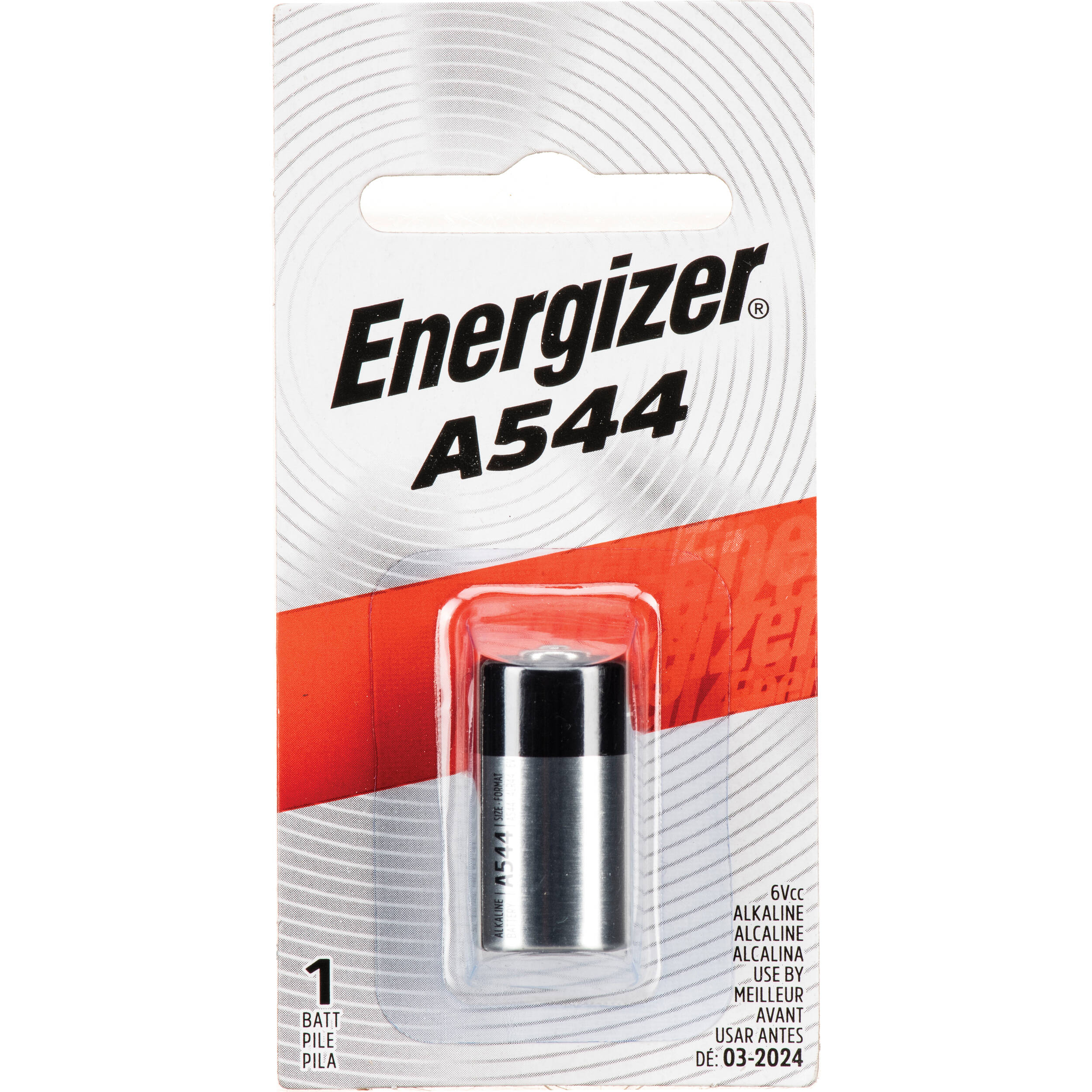 Energizer A544 6V Alkaline Battery